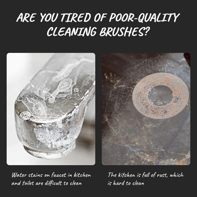 Rust Cleaning Easy Limescale Eraser Artifact, Stainless Steel Stain Eraser Decontamination Cleaner Eraser Rust Remover for Kitchen Home pack of 1