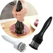 Meat Tenderizer with Stainless Steel Needle Prong Kitchen Tool