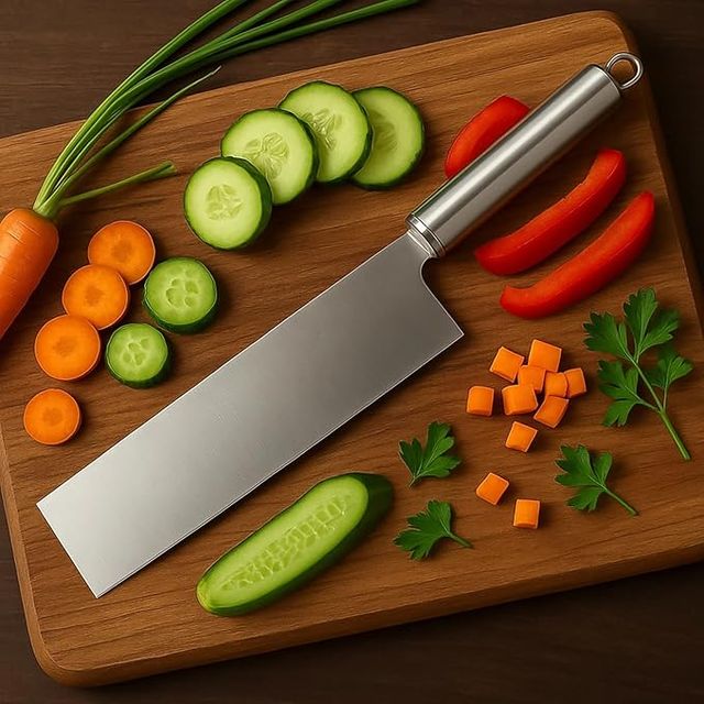 Knife for Kitchen Use 1 Pc – Stainless Steel Vegetable Cleaver Knife